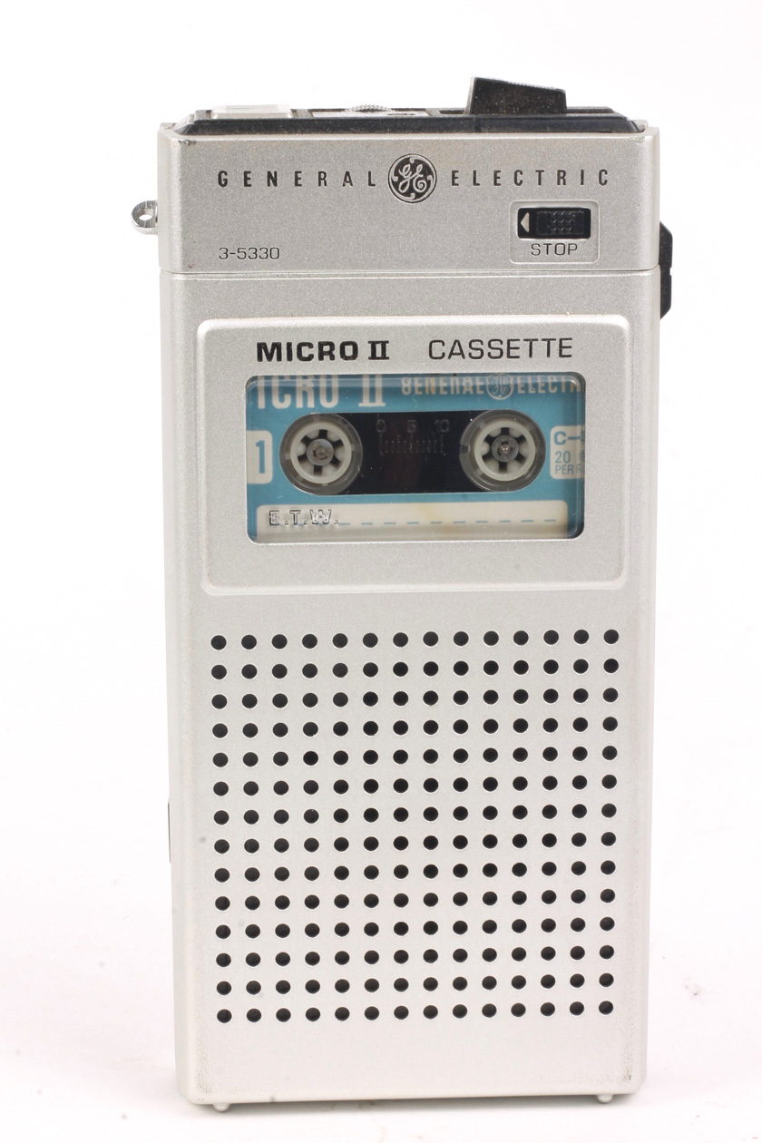 Vintage General Electric Micro II Cassette Recorder