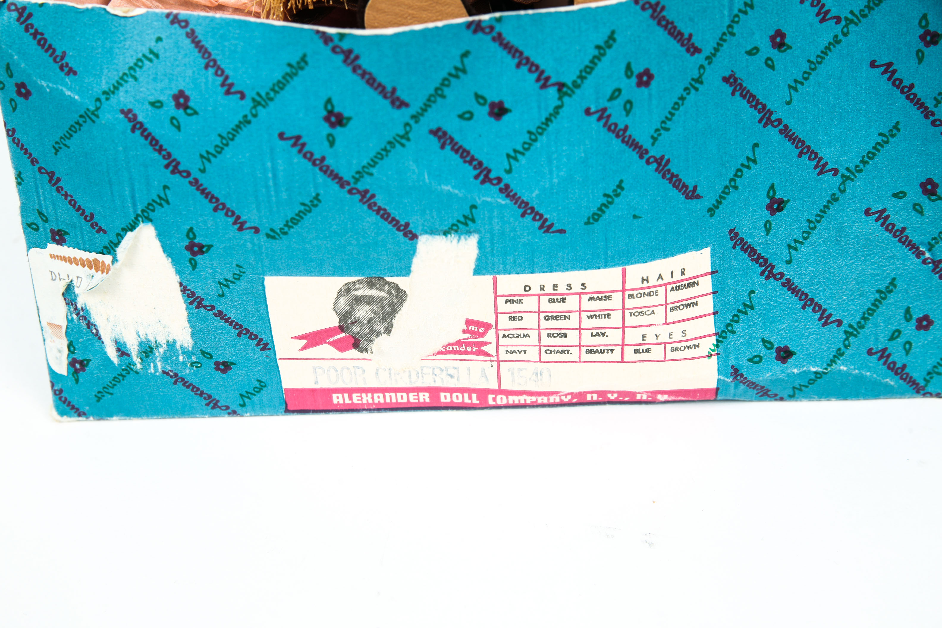 1965 Madame Alexander Poor Cinderella Doll