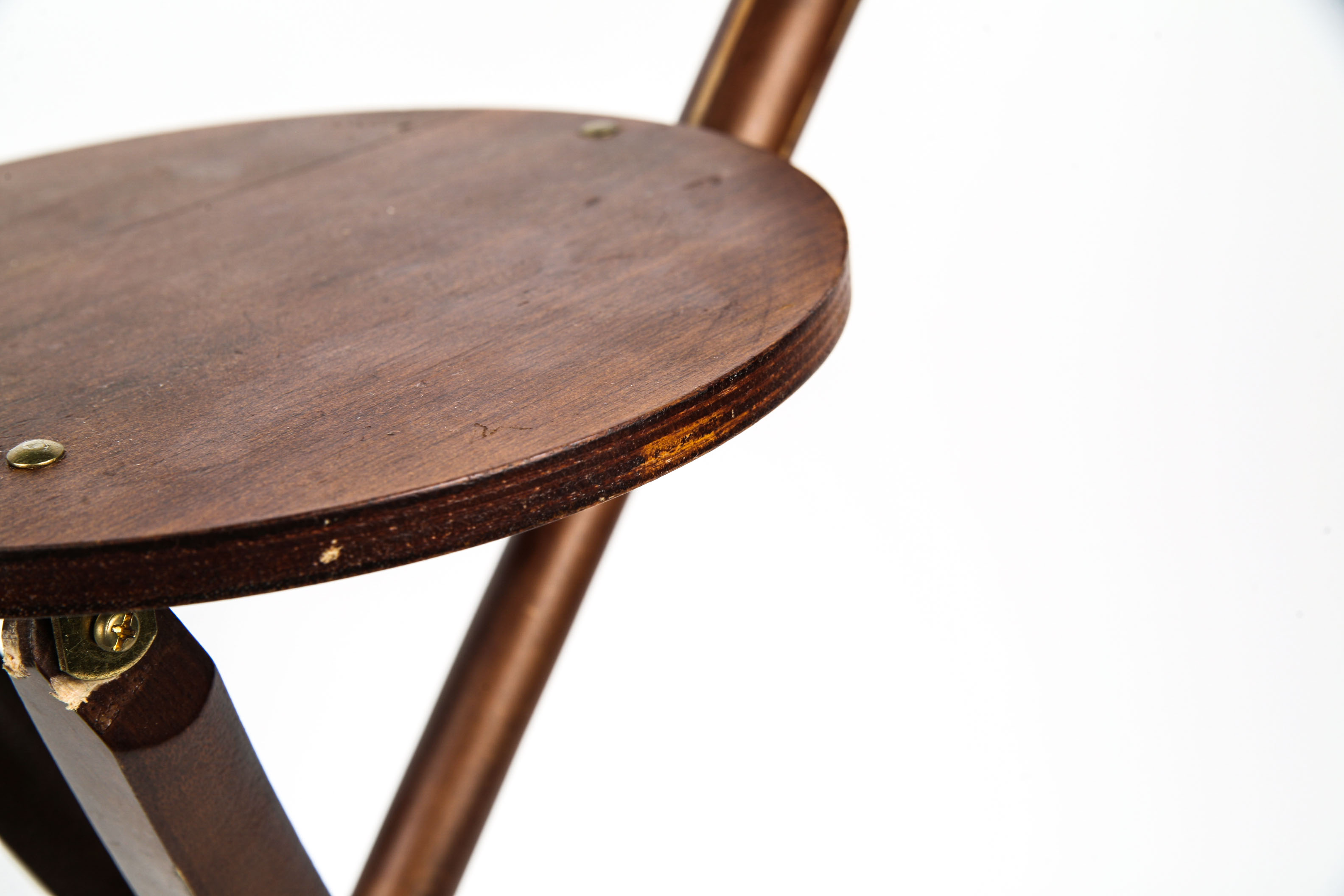 Vintage McCormick Cane with Folding Chair and Hidden Flask