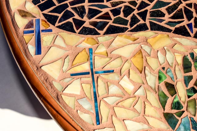 Original Southwestern Inspired Mosaic Table Jen Eastridge