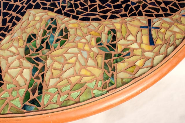 Original Southwestern Inspired Mosaic Table Jen Eastridge