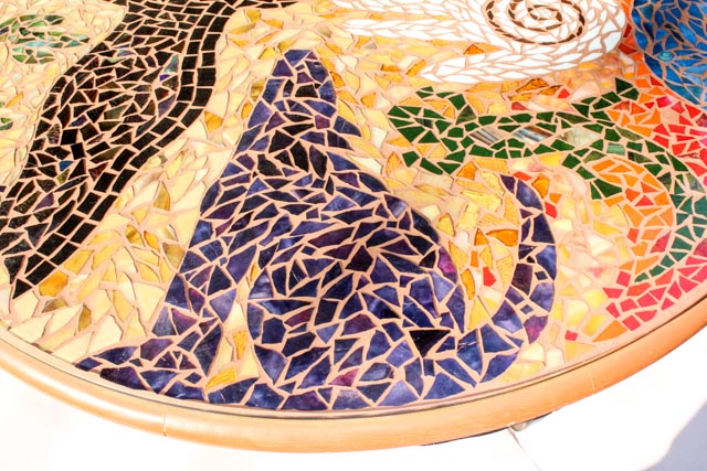 Original Southwestern Inspired Mosaic Table Jen Eastridge