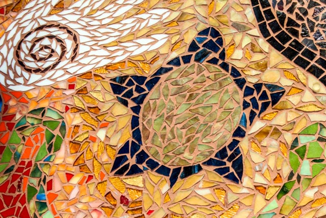 Original Southwestern Inspired Mosaic Table Jen Eastridge