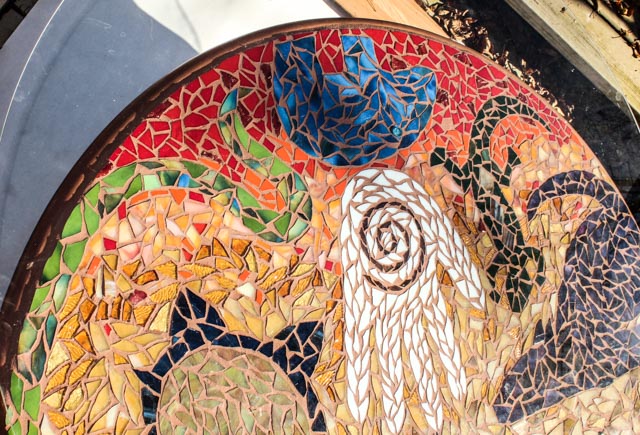 Original Southwestern Inspired Mosaic Table Jen Eastridge