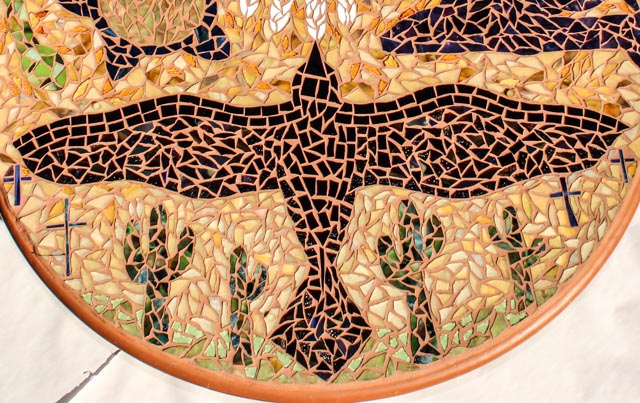 Original Southwestern Inspired Mosaic Table Jen Eastridge