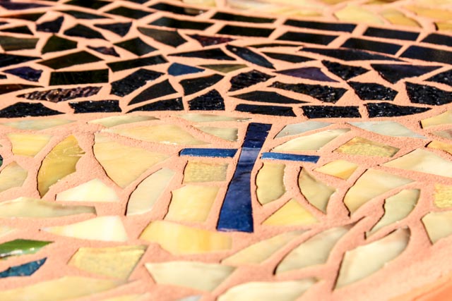 Original Southwestern Inspired Mosaic Table Jen Eastridge