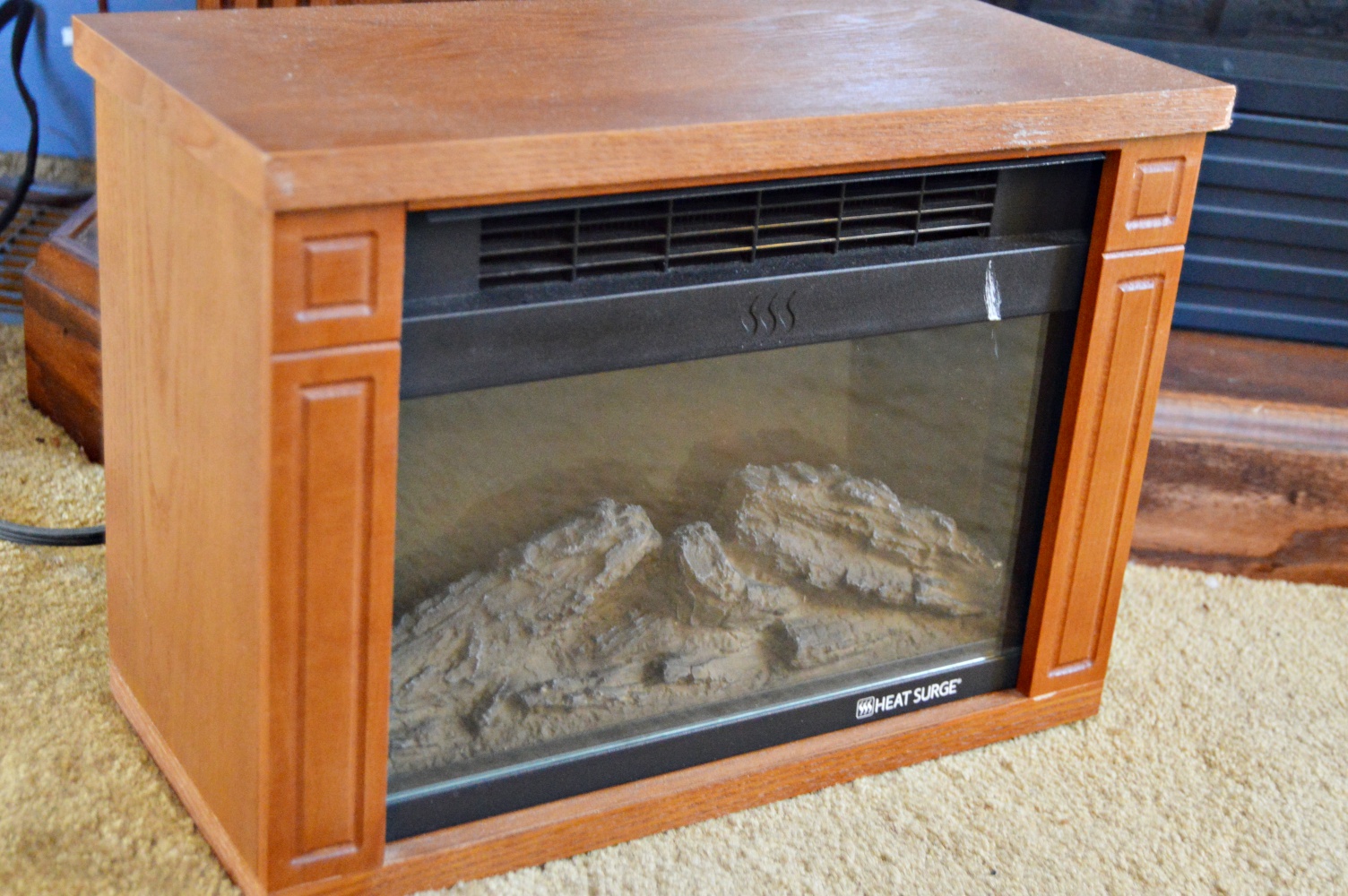 Heat Surge Electric Fireplace and Heat Surge Electric Heater