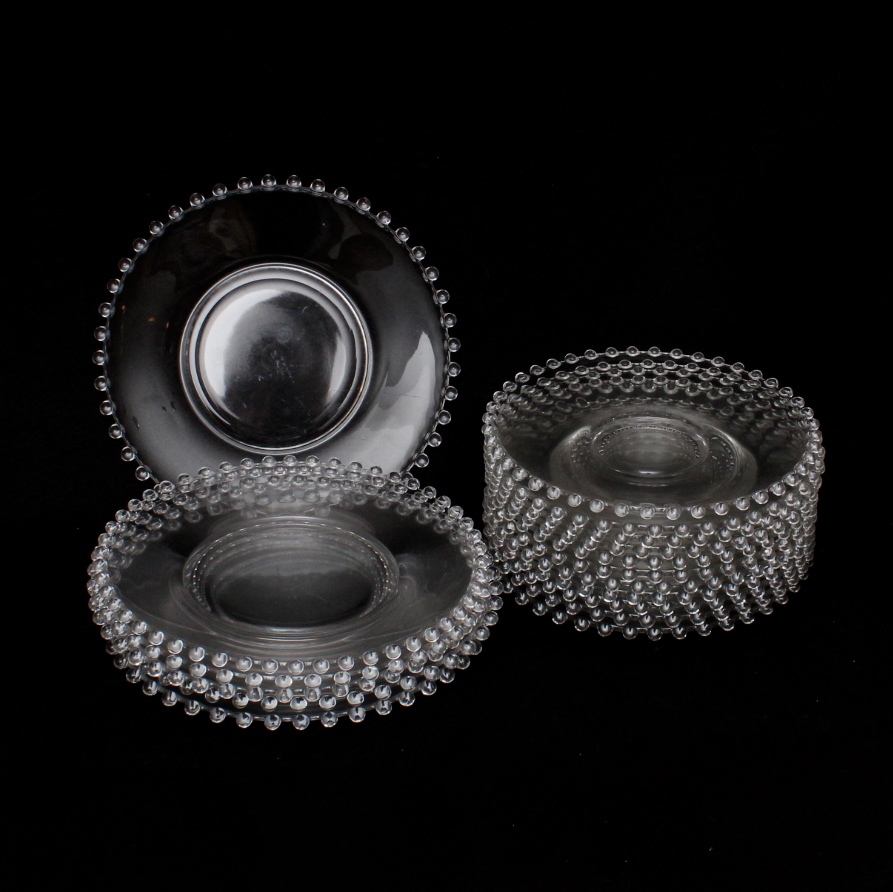 Imperial Candlewick Glass Plates