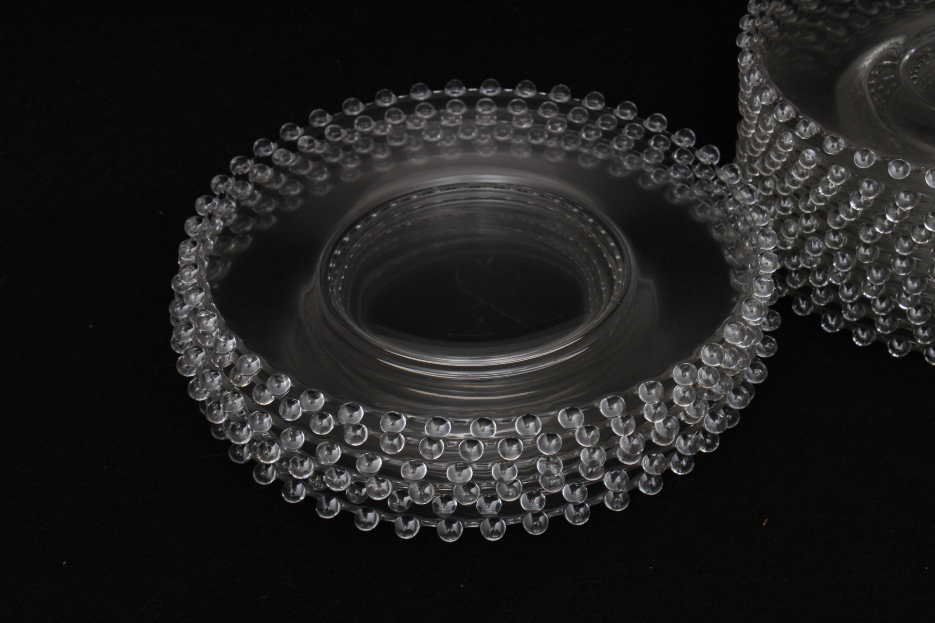 Imperial Candlewick Glass Plates