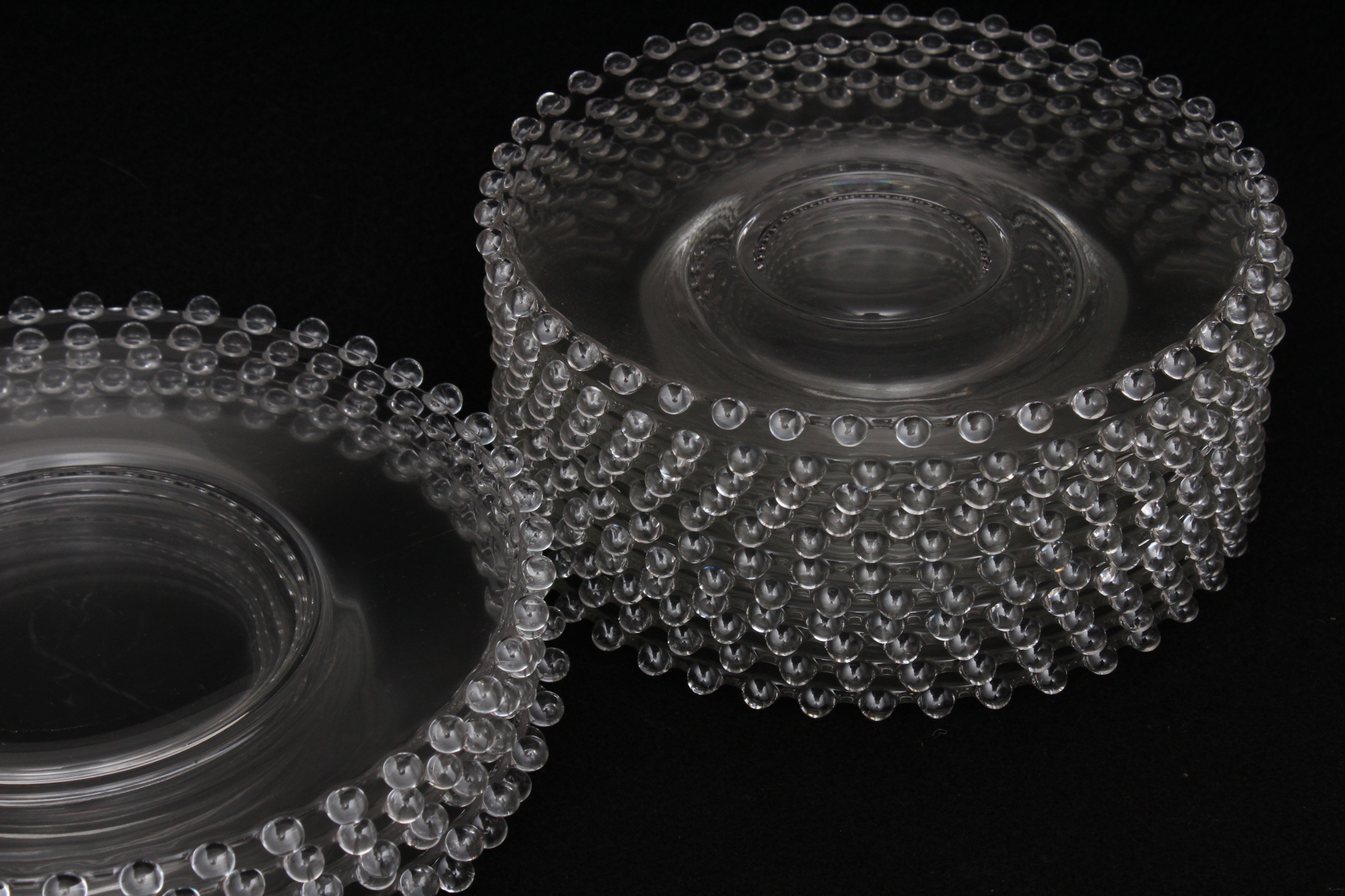 Imperial Candlewick Glass Plates