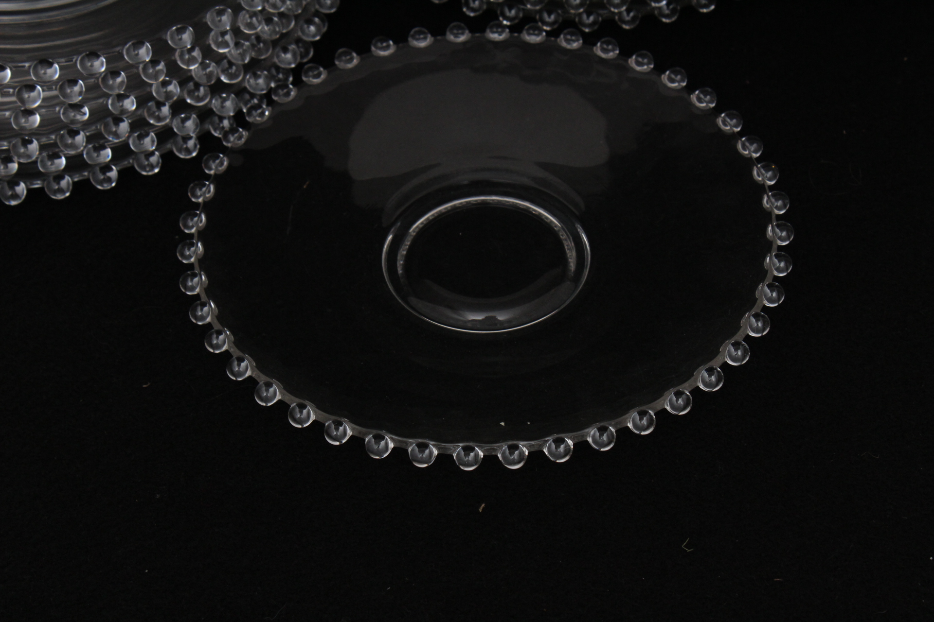 Imperial Candlewick Glass Plates