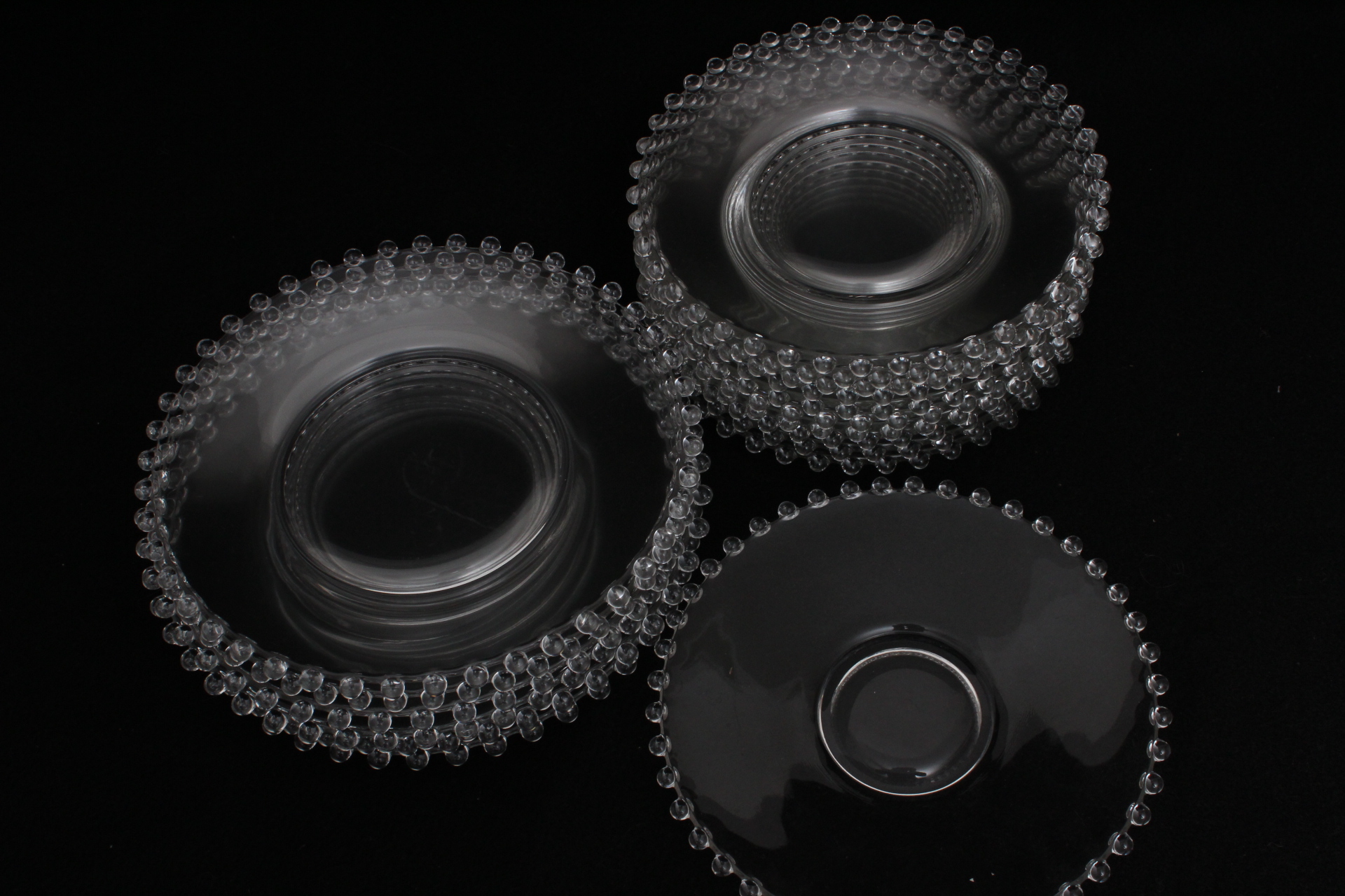 Imperial Candlewick Glass Plates