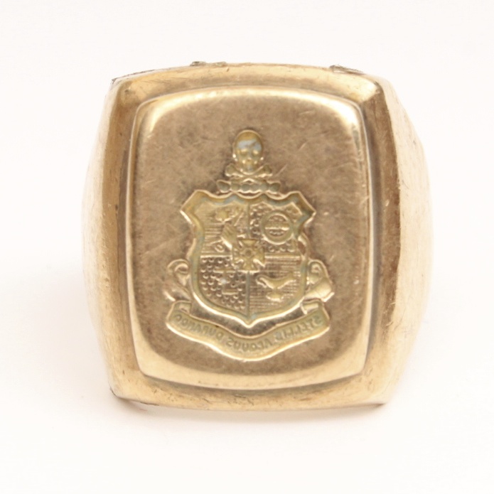 10K Yellow Gold Phi Kappa Sigma Ring