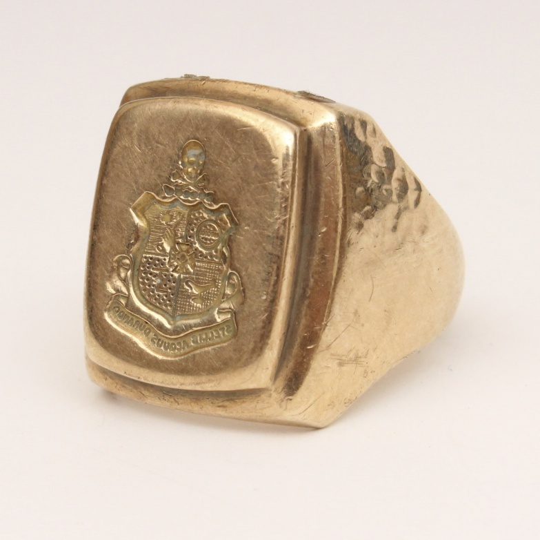 10K Yellow Gold Phi Kappa Sigma Ring