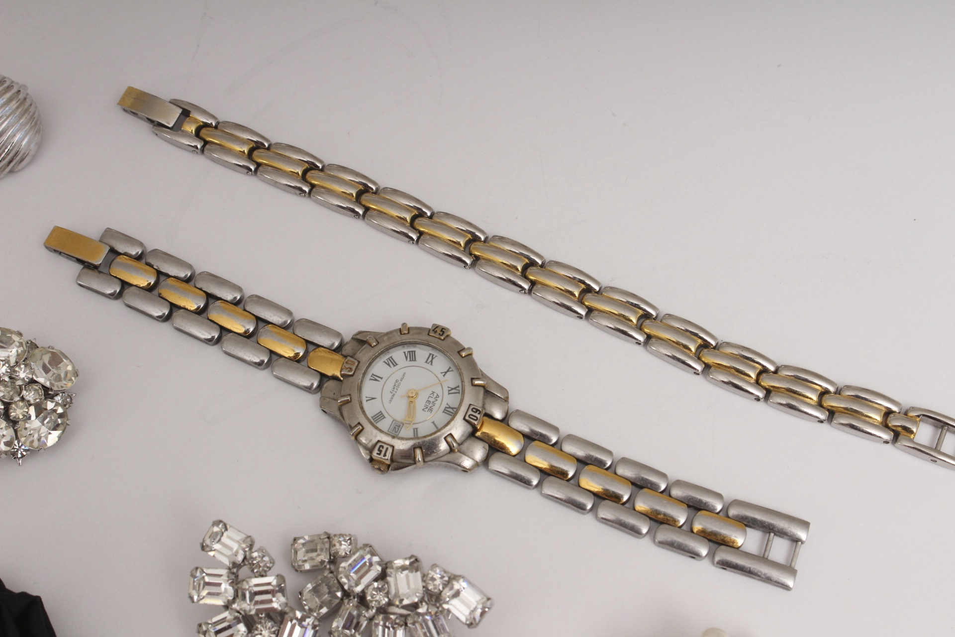 Collection of Silver Tone Costume Jewelry