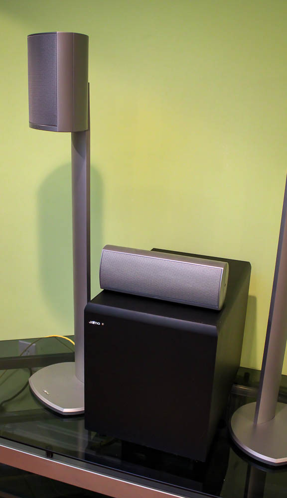 Jamo Subwoofer With Five-Speaker Surround Sound System