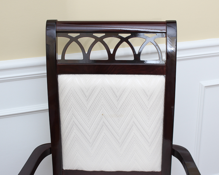 Set of Mahogany Dining Table with Eight Chairs