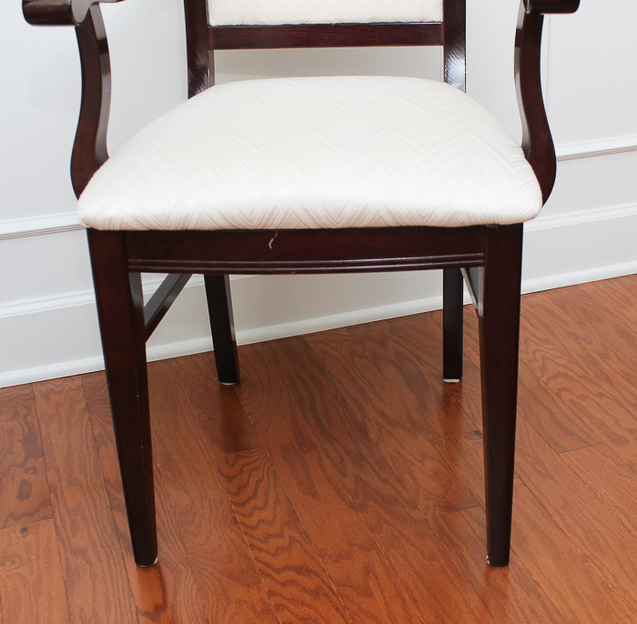 Set of Mahogany Dining Table with Eight Chairs