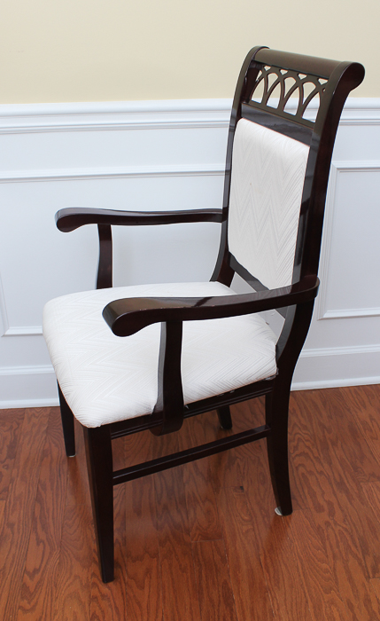 Set of Mahogany Dining Table with Eight Chairs