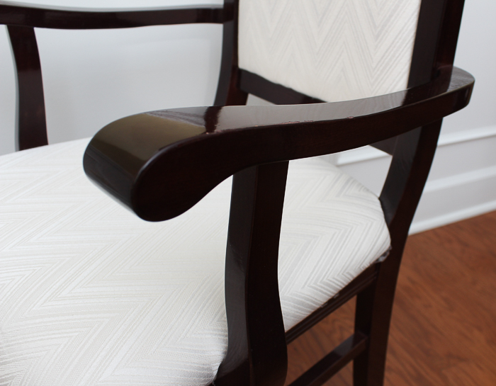 Set of Mahogany Dining Table with Eight Chairs