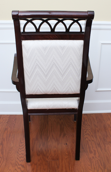 Set of Mahogany Dining Table with Eight Chairs