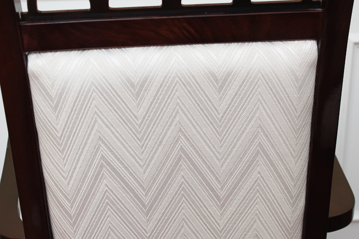 Set of Mahogany Dining Table with Eight Chairs