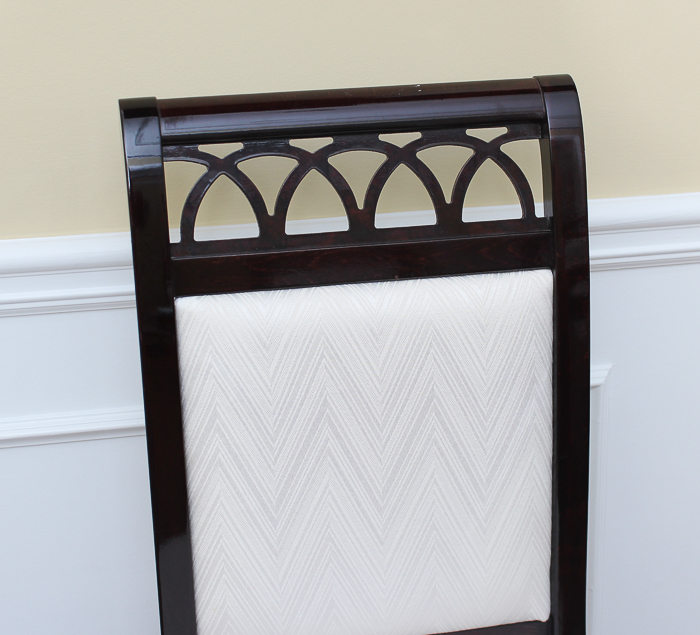 Set of Mahogany Dining Table with Eight Chairs