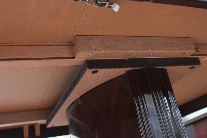 Set of Mahogany Dining Table with Eight Chairs