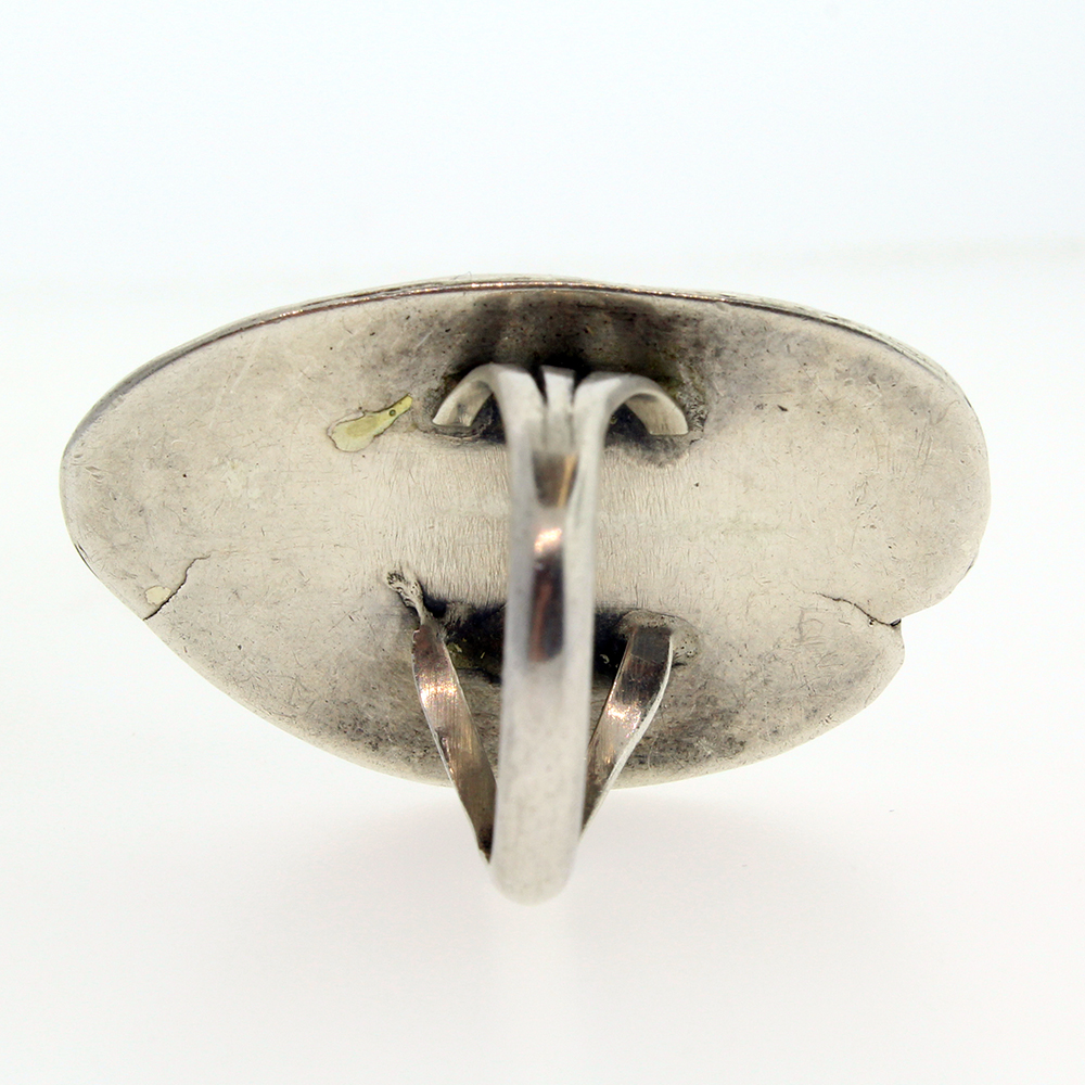 Mother of Pearl Native Style Sterling Silver Ring
