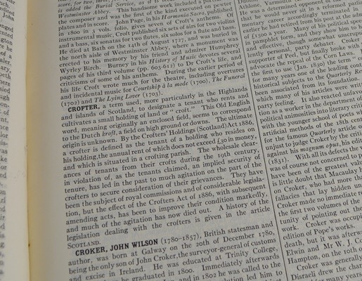 1911 Antique "Encyclopedia Britannica" Set