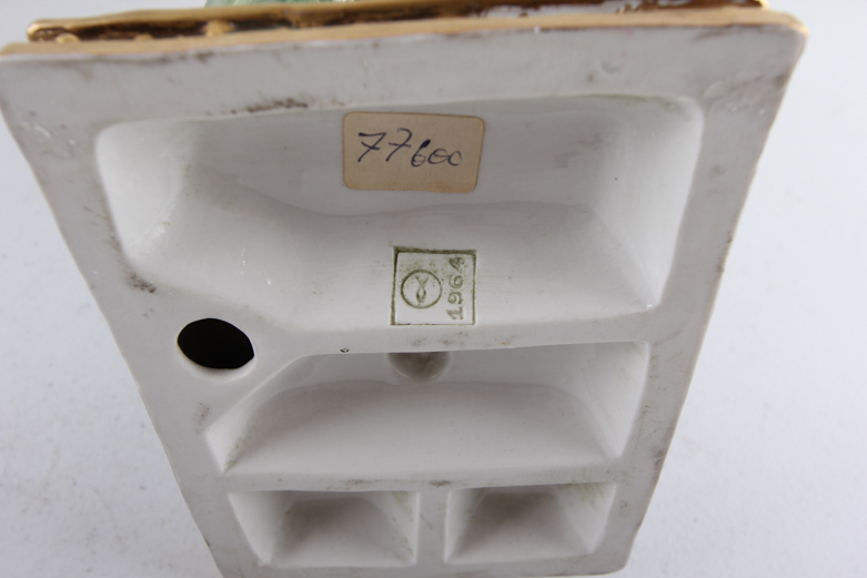 Pair of 1964 Galle Ceramic Fisherman Figurines