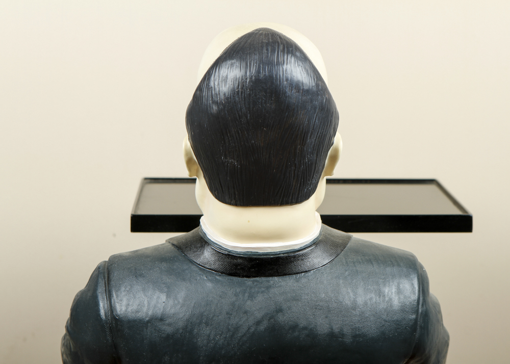 Statue of Butler Holding a Tray