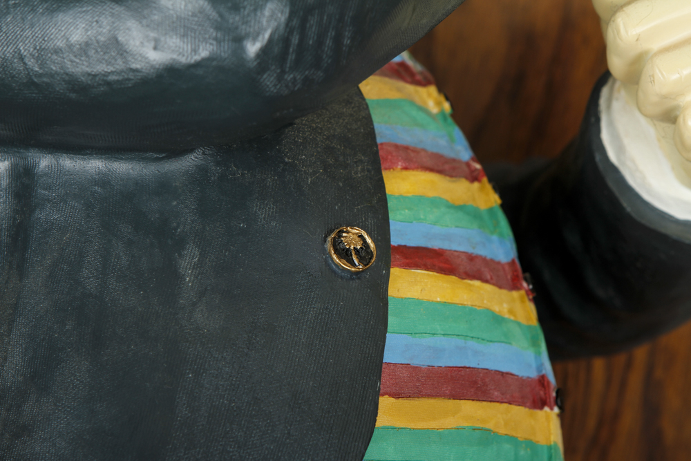 Statue of Butler Holding a Tray