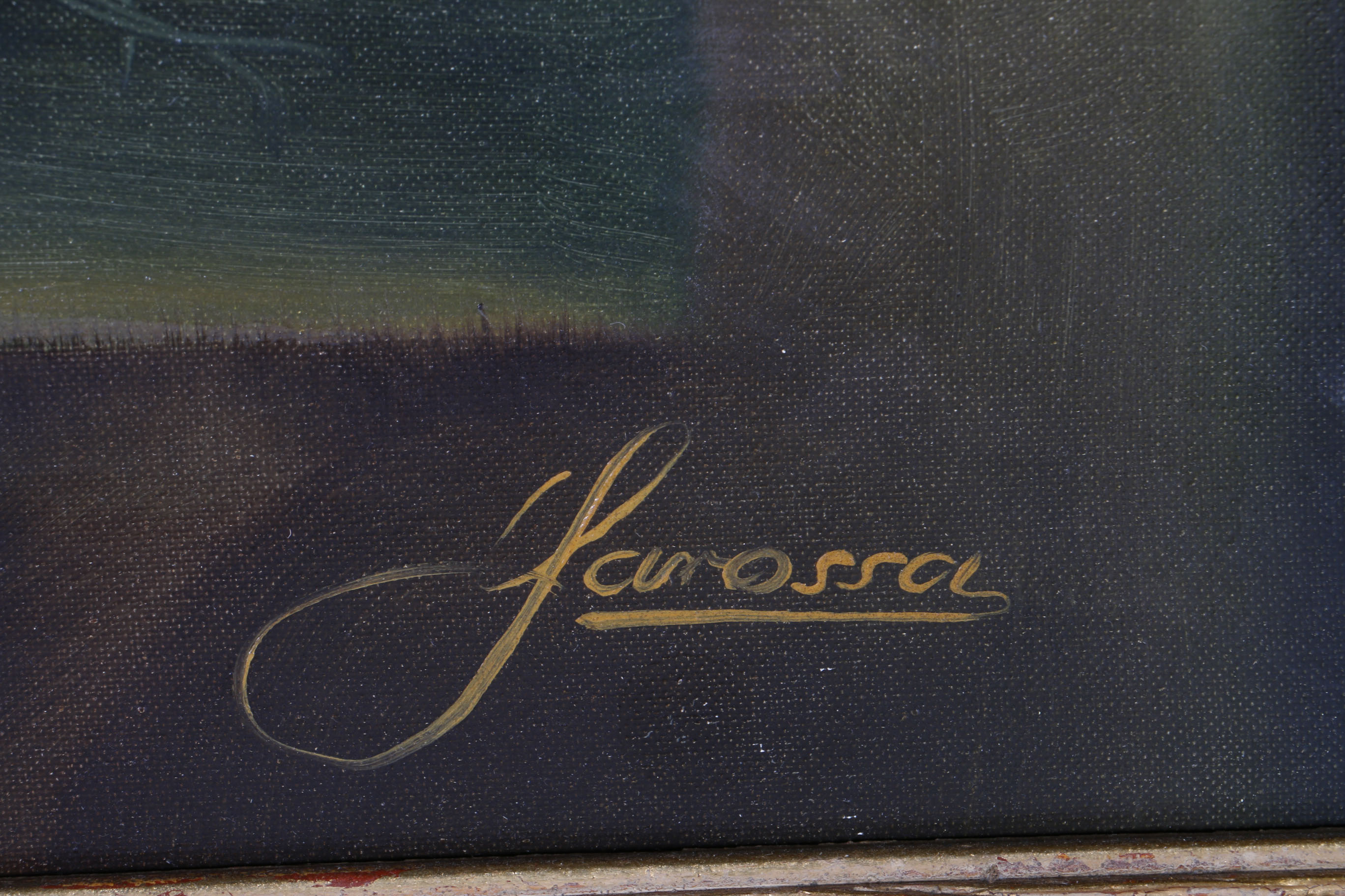 Heinrich Garossa Original Oil Painting "Floral Still Life"