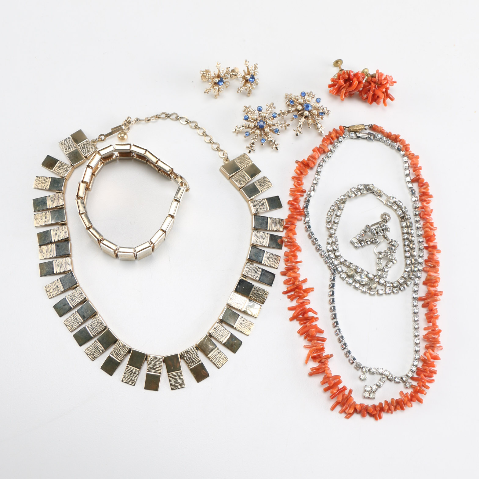 Necklace, Bracelet, Earrings Set