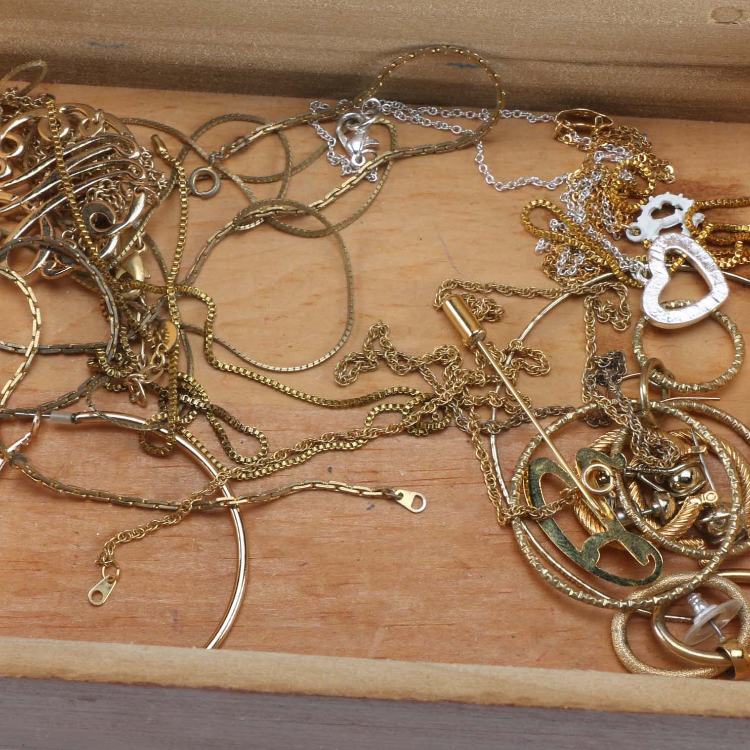 Gold and Silver Tone Costume Jewelry