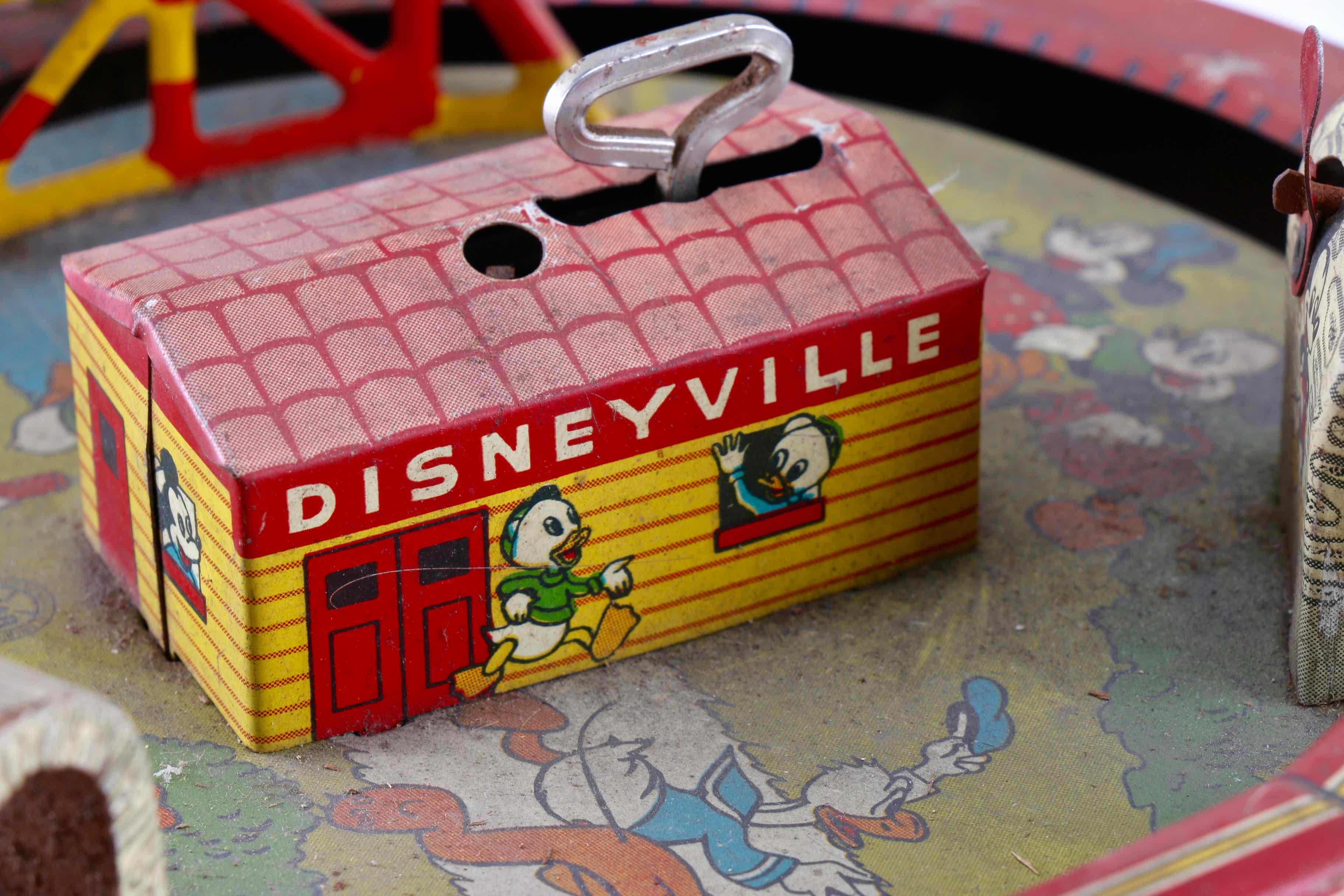 1950s Marx Tin Mickey Mouse Express Train Toy