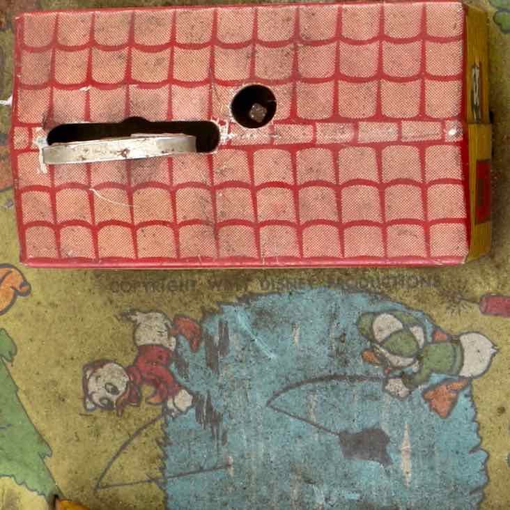 1950s Marx Tin Mickey Mouse Express Train Toy