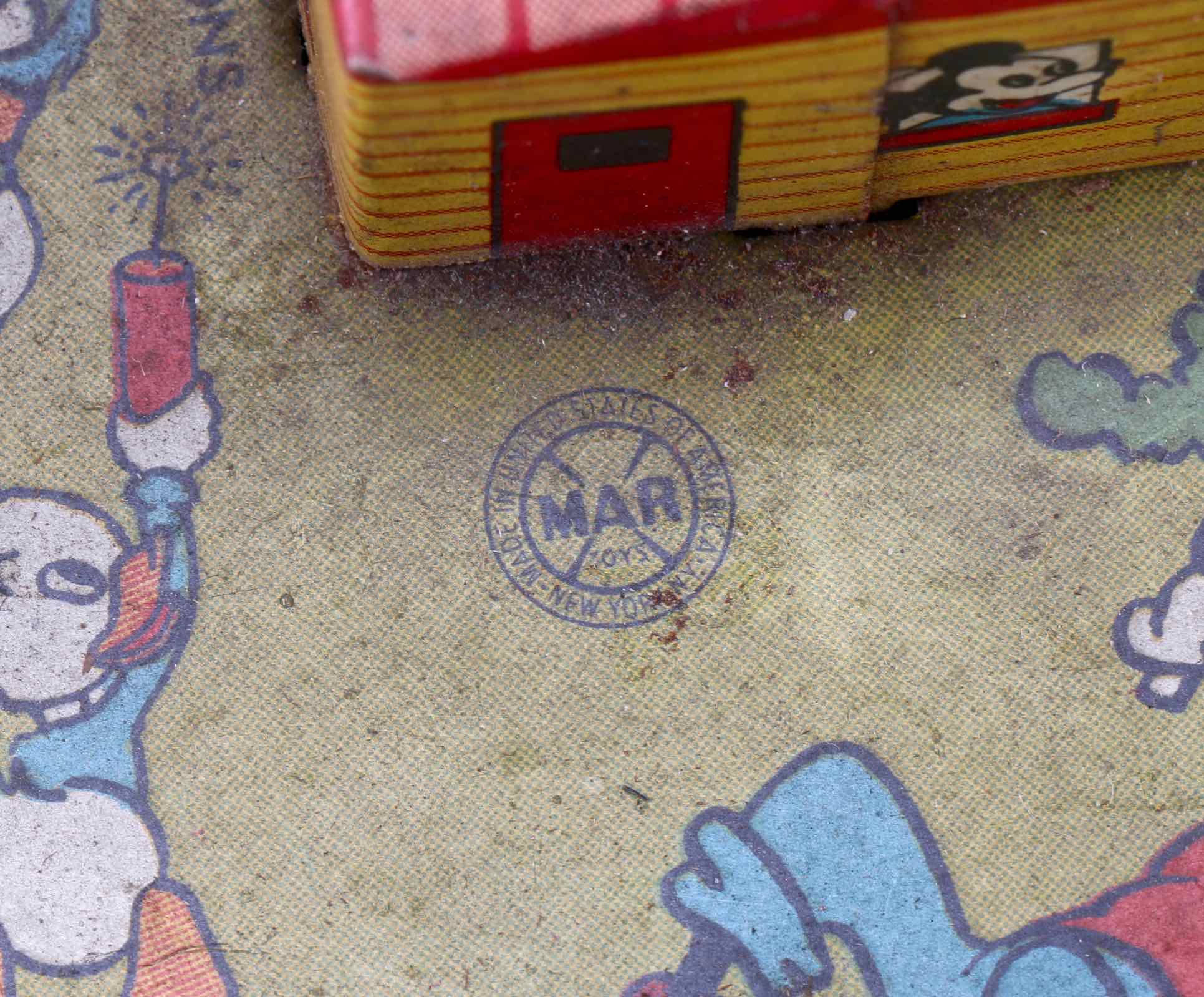 1950s Marx Tin Mickey Mouse Express Train Toy