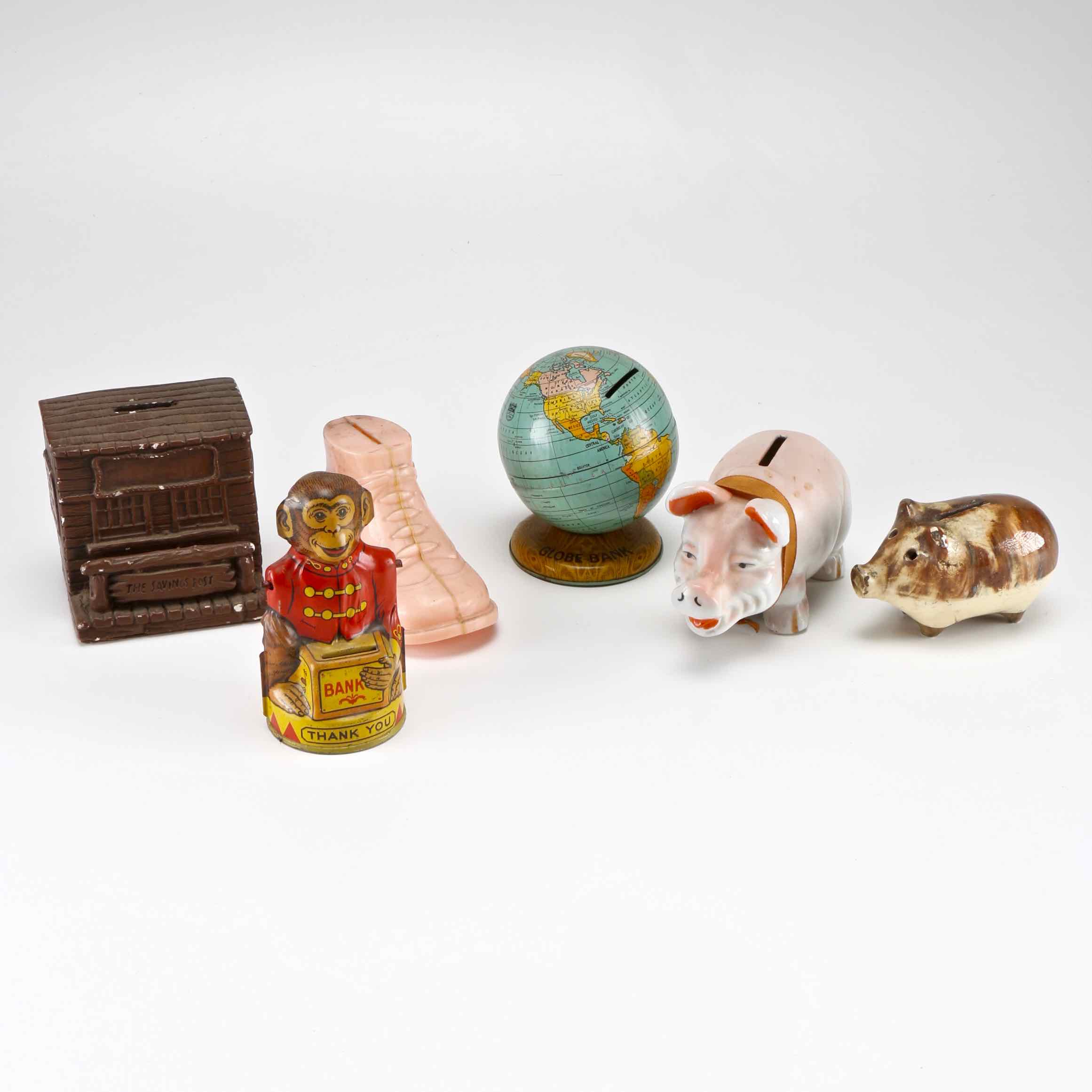 Collection of Coin Banks