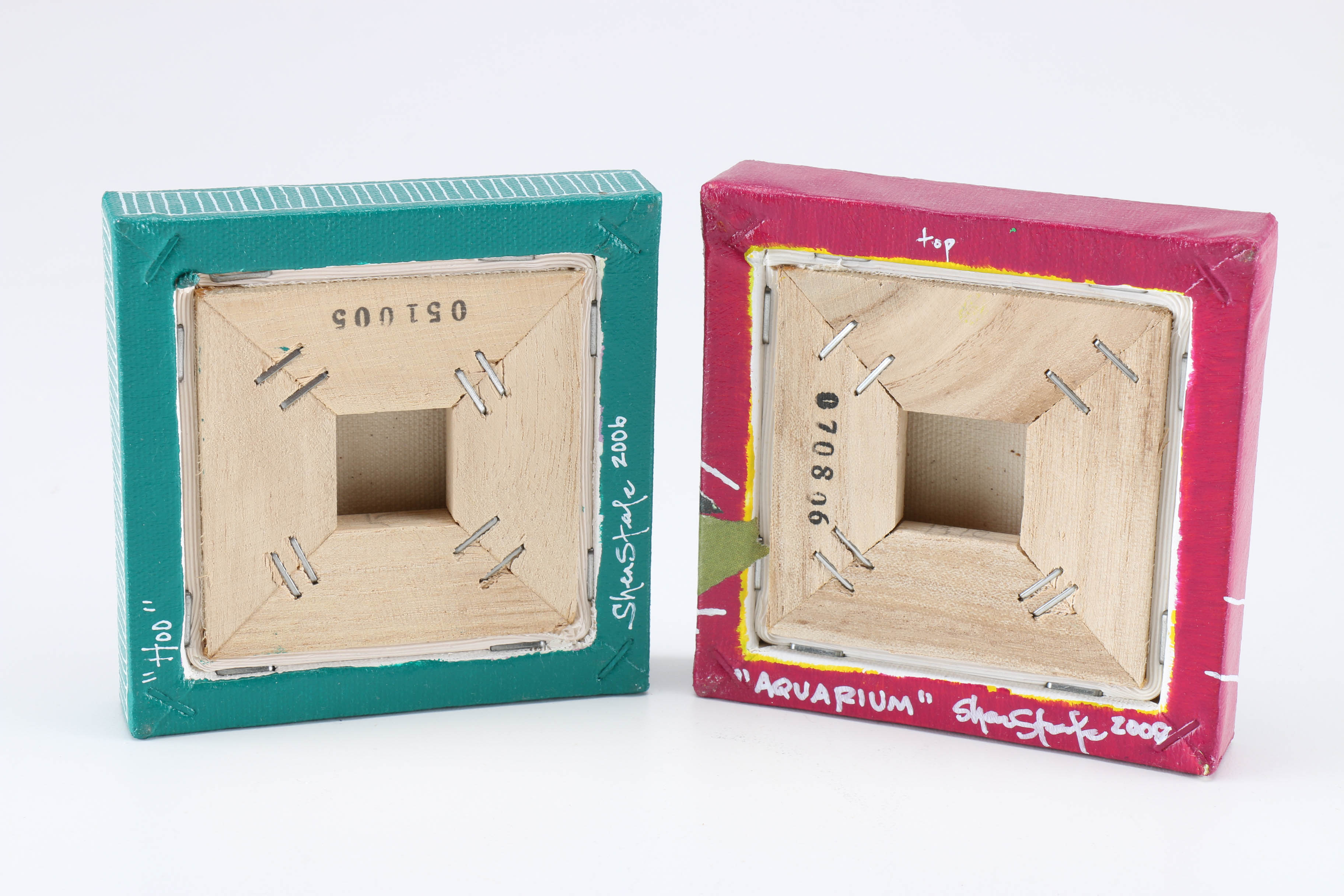 Shea Stafe Signed Modern Abstract Mixed Media Art