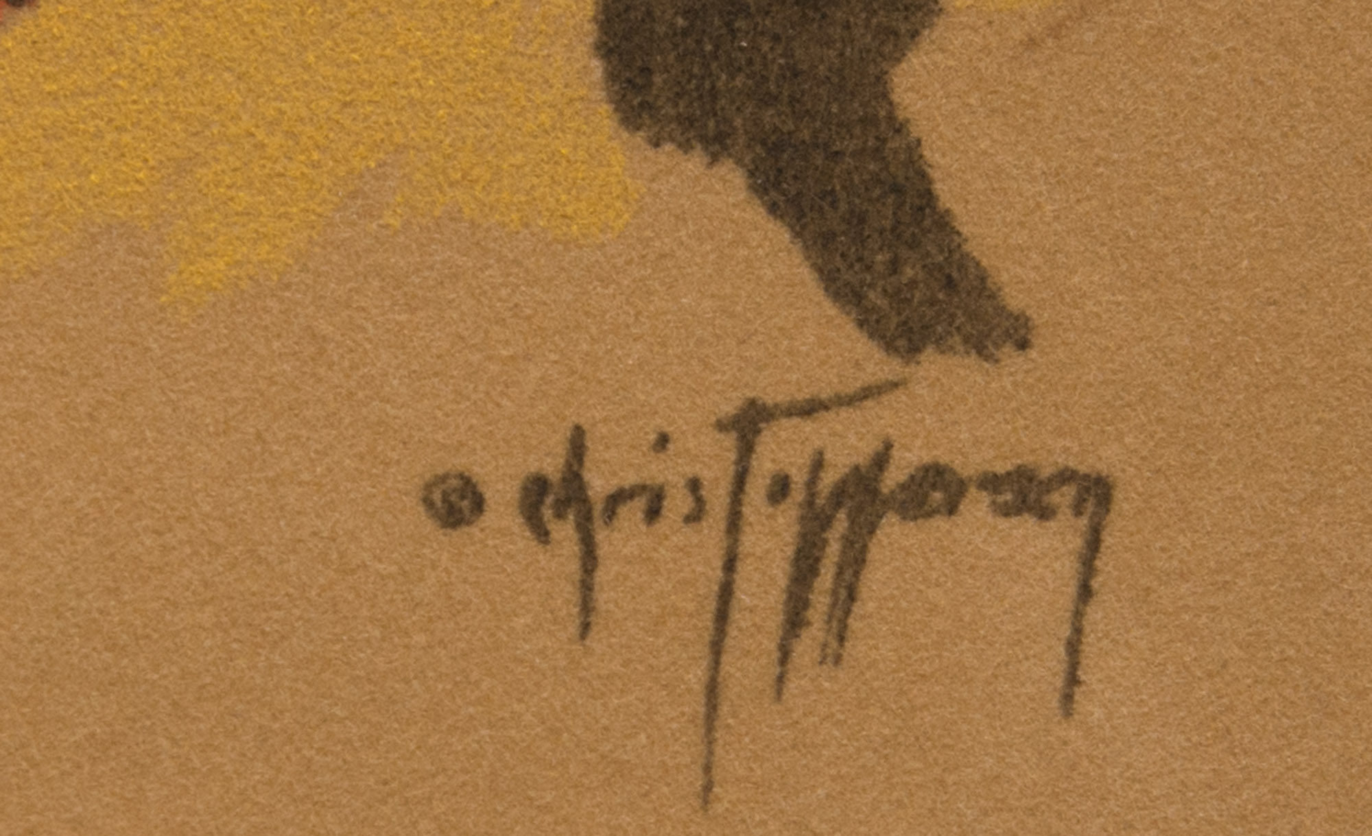 Chris Toppersen Native American Signed Drawings