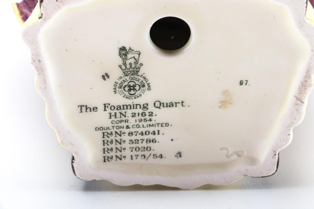 Vintage Royal Doulton Figurines "The Master" and "The Foaming Quart"