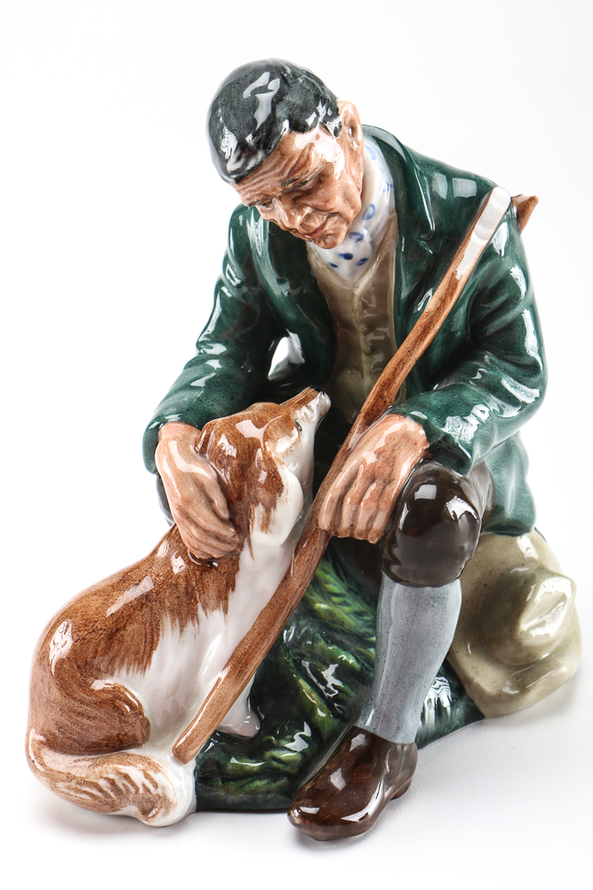 Vintage Royal Doulton Figurines "The Master" and "The Foaming Quart"