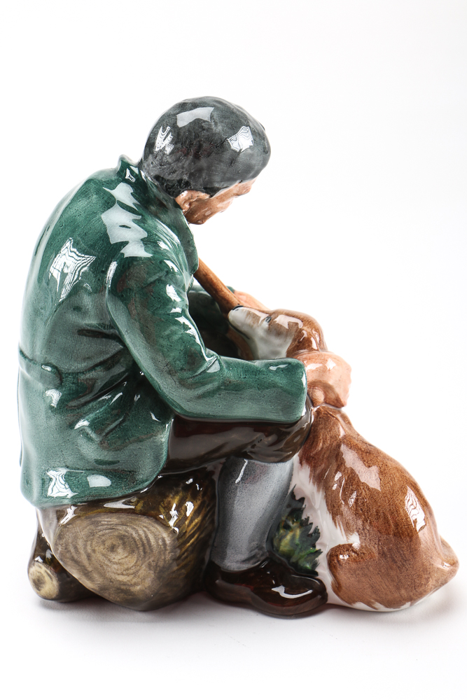 Vintage Royal Doulton Figurines "The Master" and "The Foaming Quart"