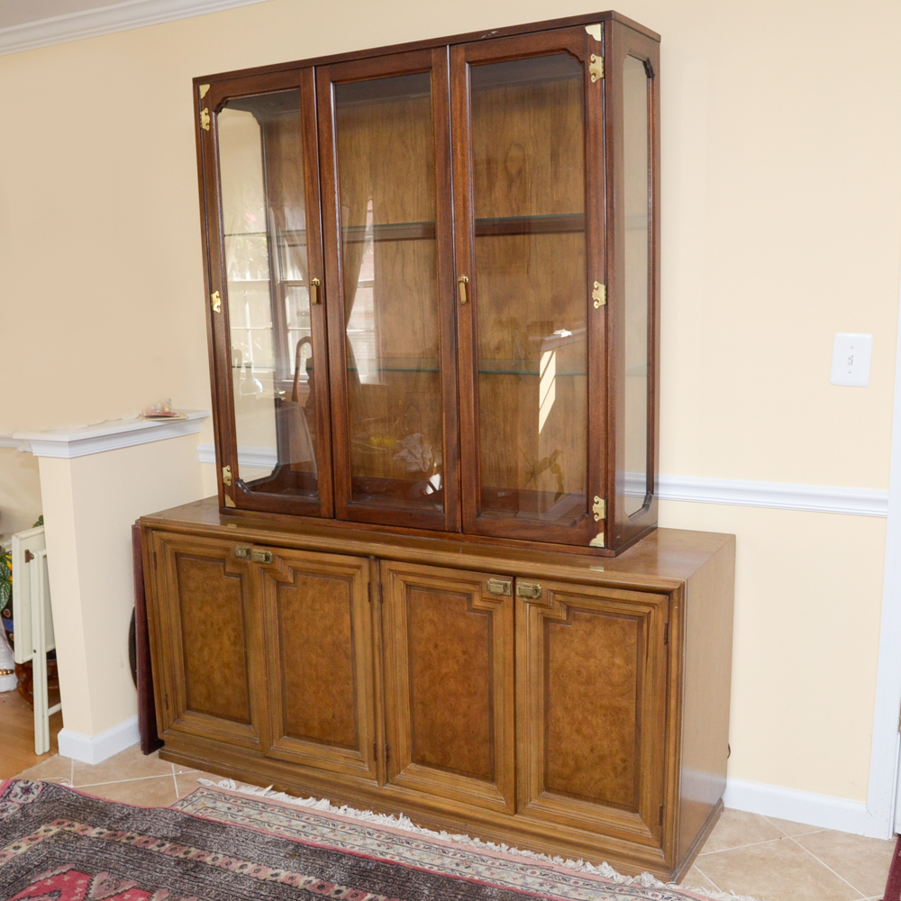 Glass Door China Cabinet and Buffet