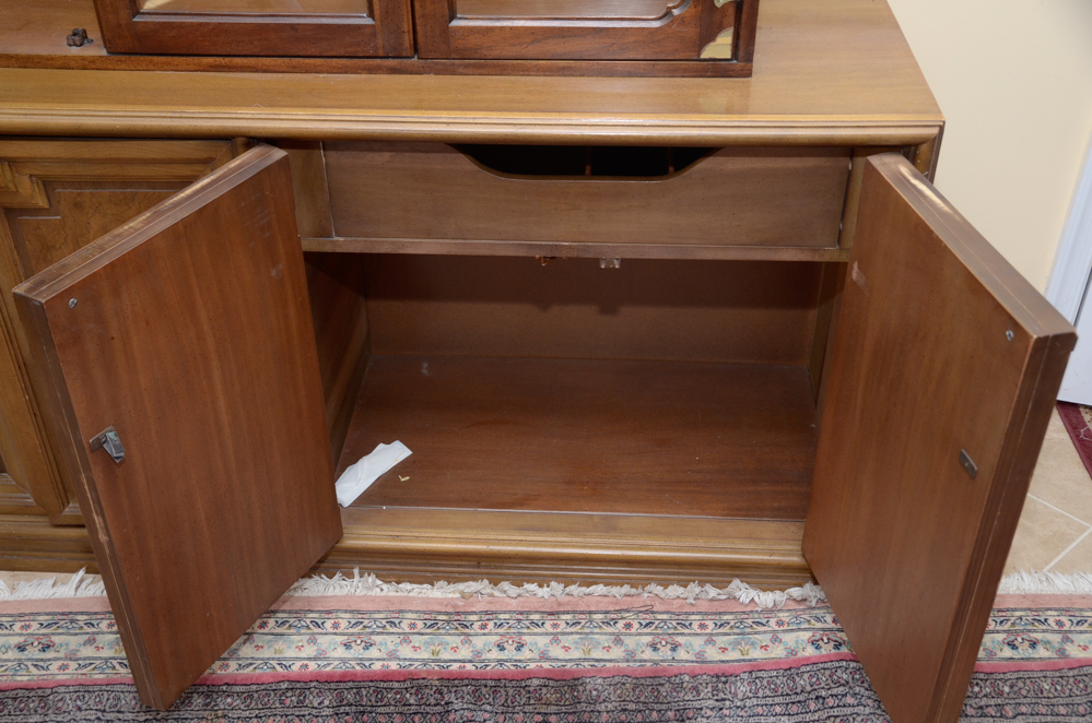 Glass Door China Cabinet and Buffet