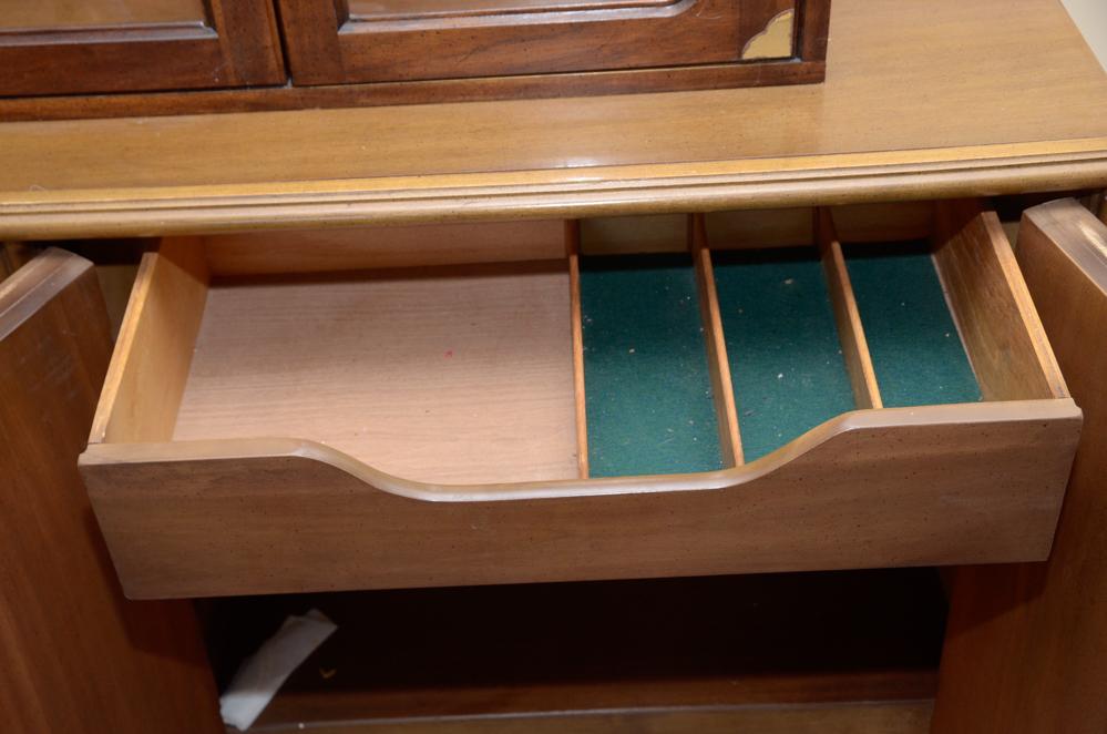 Glass Door China Cabinet and Buffet