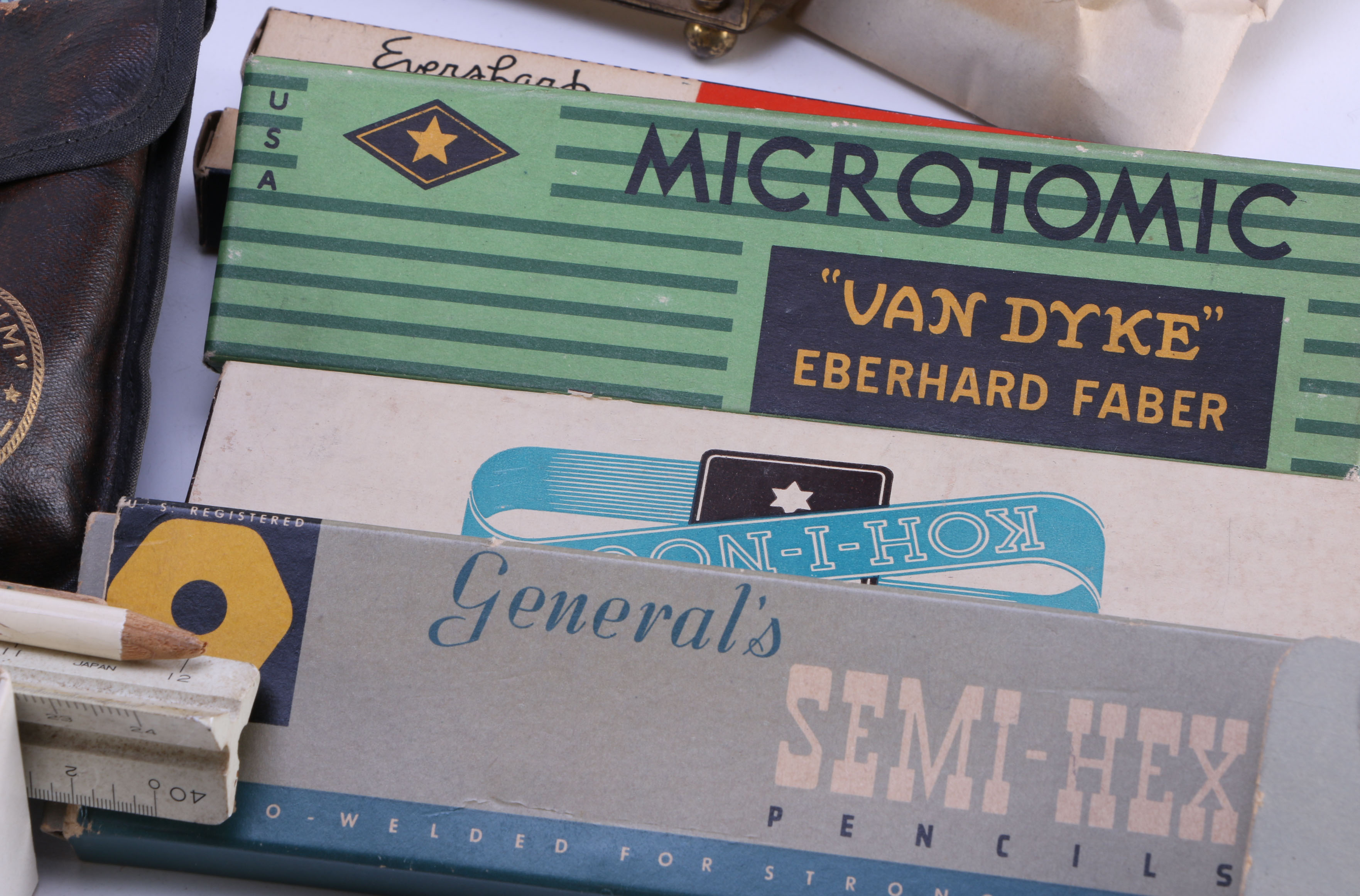 Assortment of Vintage Office Supplies