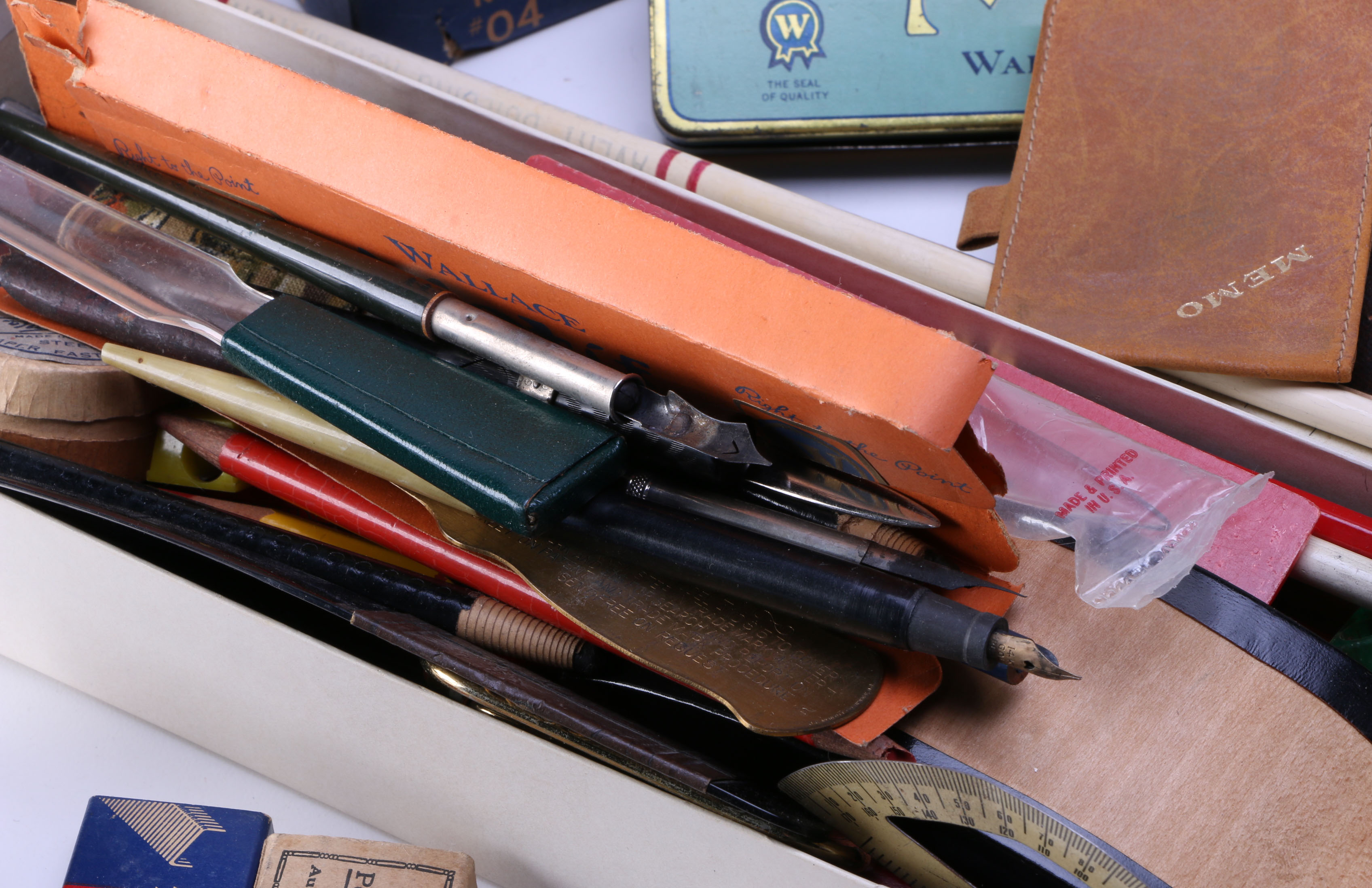 Assortment of Vintage Office Supplies